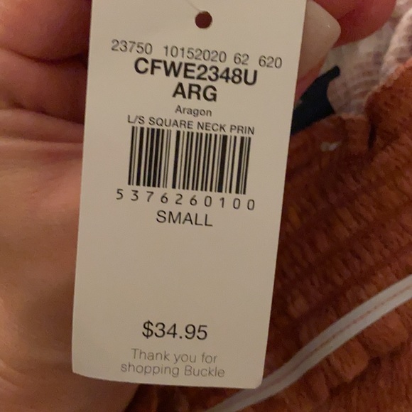 Buckle Off-Shoulder Women’s Top - Picture 4 of 4